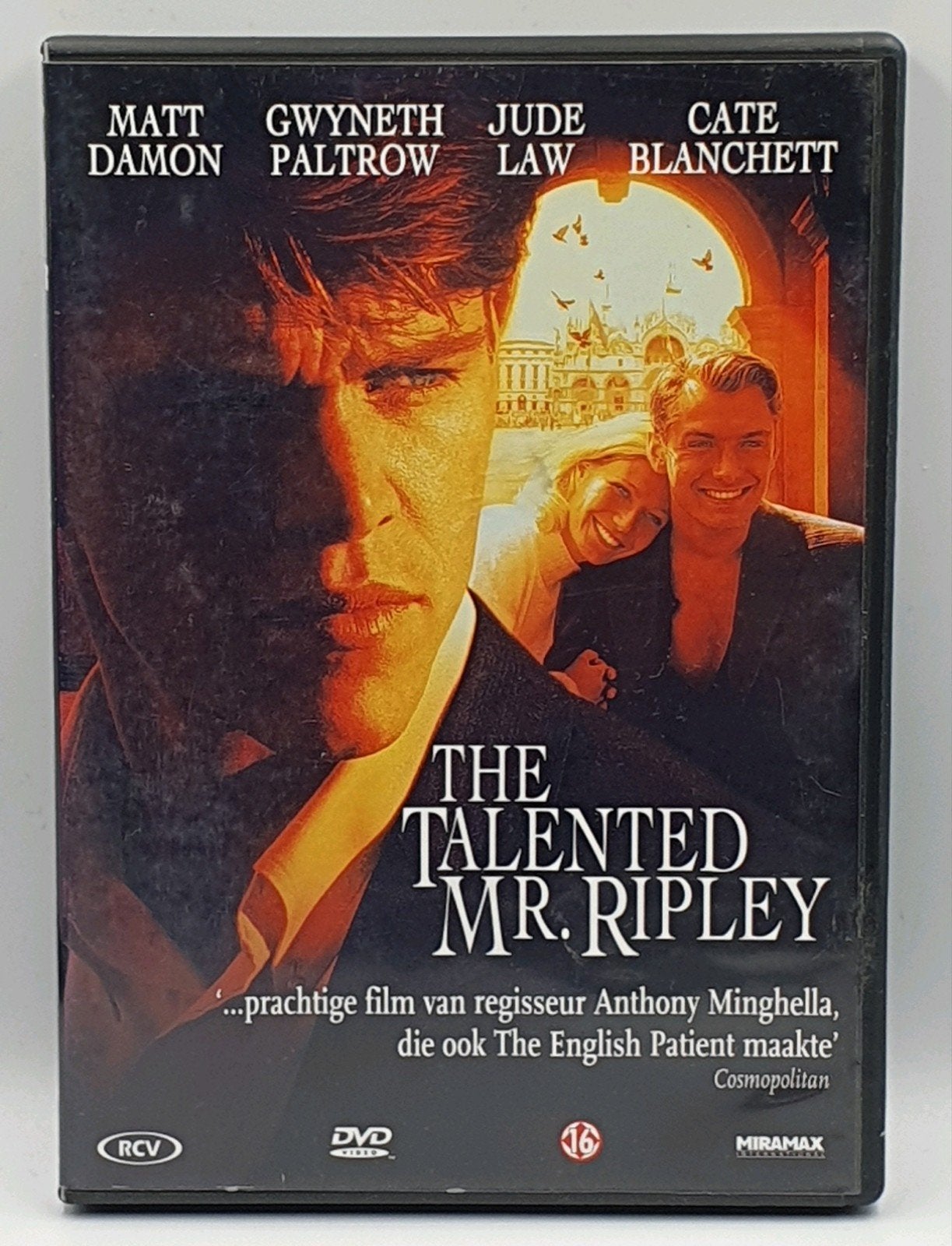 The Talented Mr. Ripley DVD - Thriller met Matt Damon, Vanaf 16 jaar, Ophalen of Verzenden, Gebruikt, Actiethriller