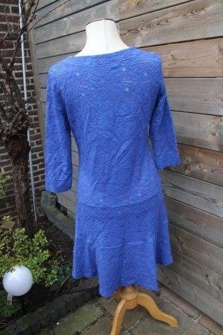 Jurk blauw Caroline Biss mt 44 transparant Vaste prijs OPRUI, Kleding | Dames, Blauw, Maat 42/44 (L), Ophalen of Verzenden, Zo goed als nieuw