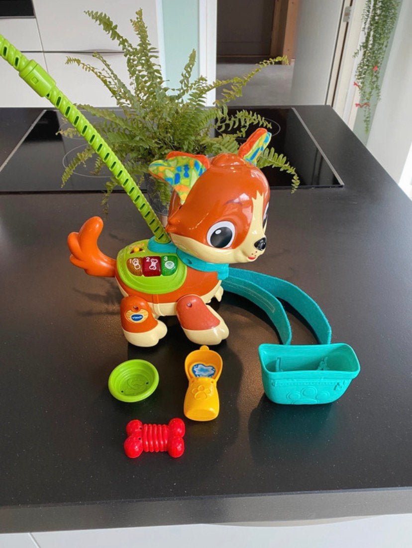 Vtech waffy de wandelpuppy, Ophalen of Verzenden, Gebruikt