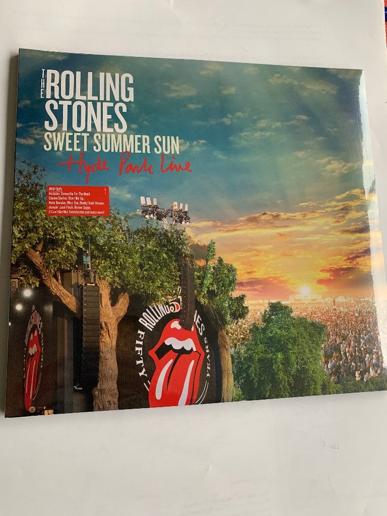 Rolling Stones - Sweet Summer Sun  (3 LP + DVD), Boxset, Verzenden, Zo goed als nieuw, 12 inch
