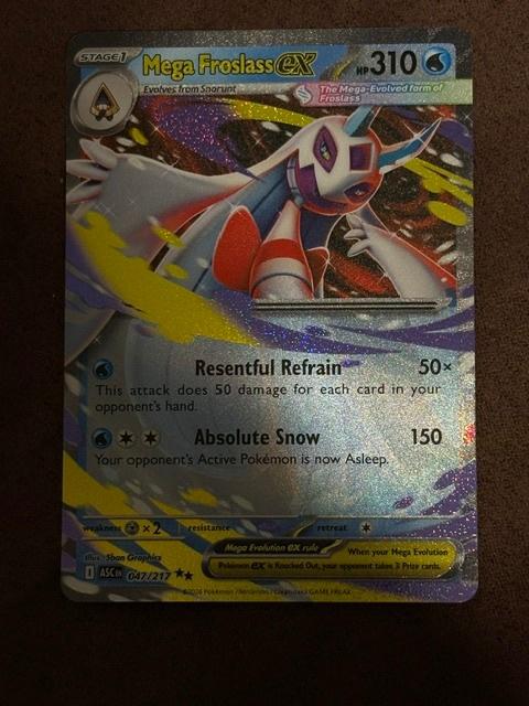 mega froslass ex 047/217, Ophalen of Verzenden, Zo goed als nieuw, Losse kaart