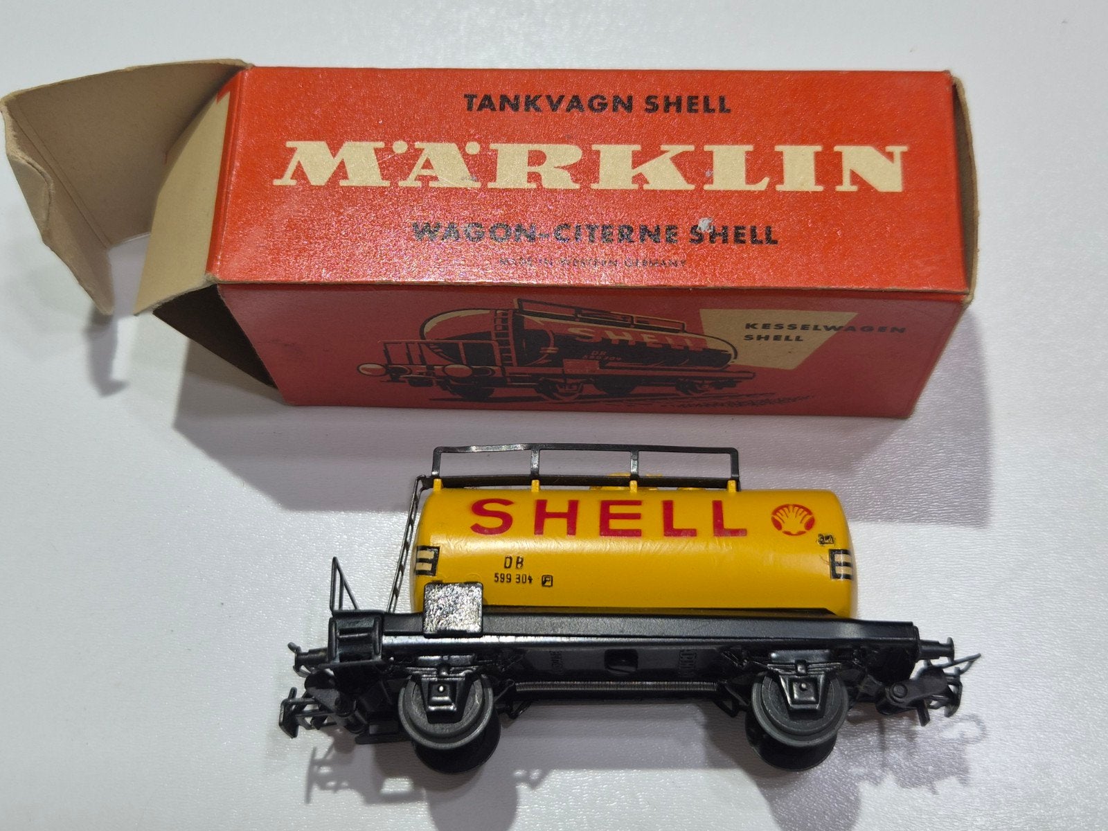 marklin ketelwagon shell 4502, Ophalen of Verzenden, Wisselstroom, Wagon, Märklin