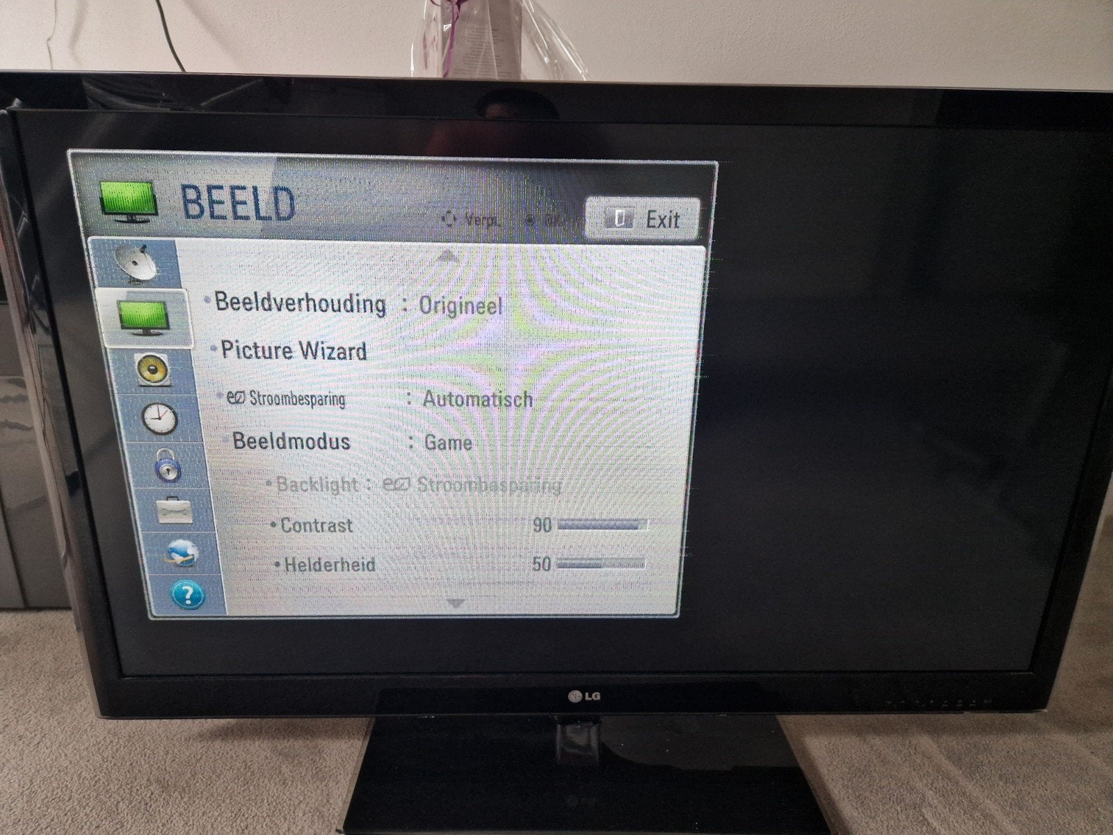 LG TV  47LV5500 met diverse aansluitingen, 50 Hz, LG, Full HD (1080p), Gebruikt