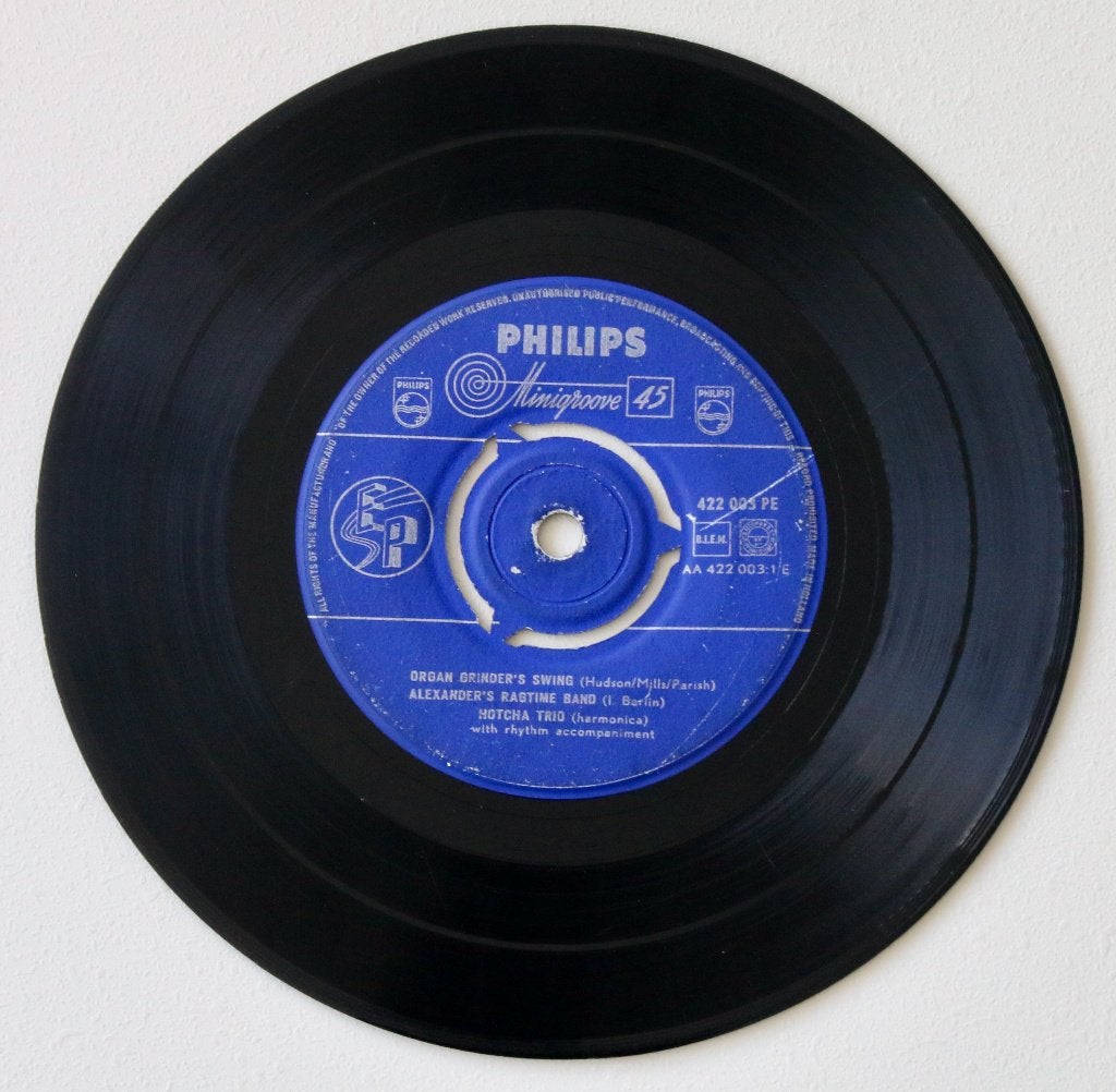Hotcha Trio - EP: Organ Grinders Swing (NL 1955), Gebruikt, 7 inch, Ophalen of Verzenden, EP