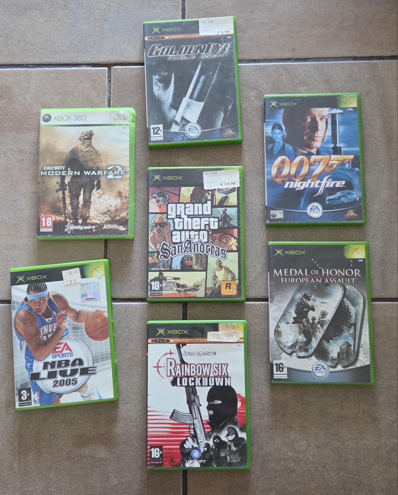 Xbox Games Bundel: Call of Duty, GTA, GoldenEye en meer!, Avontuur en Actie, Online, Ophalen of Verzenden, Zo goed als nieuw