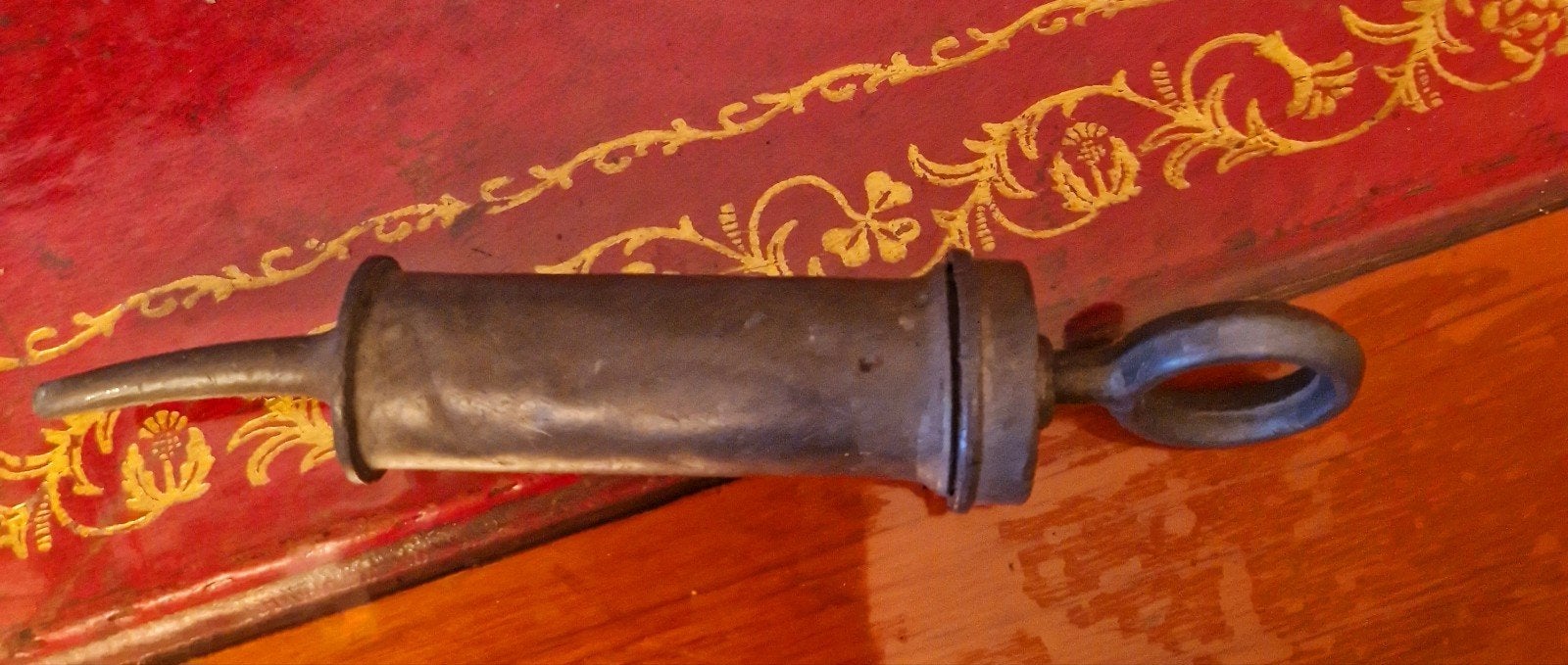 Antieke metalen spuit - mogelijk medisch of veterinair, Ophalen of Verzenden