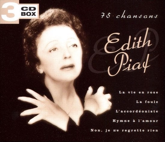 Edith Piaf - 75 Chansons Originele 3CD Box  Nieuw, Ophalen of Verzenden, Nieuw in verpakking, Boxset