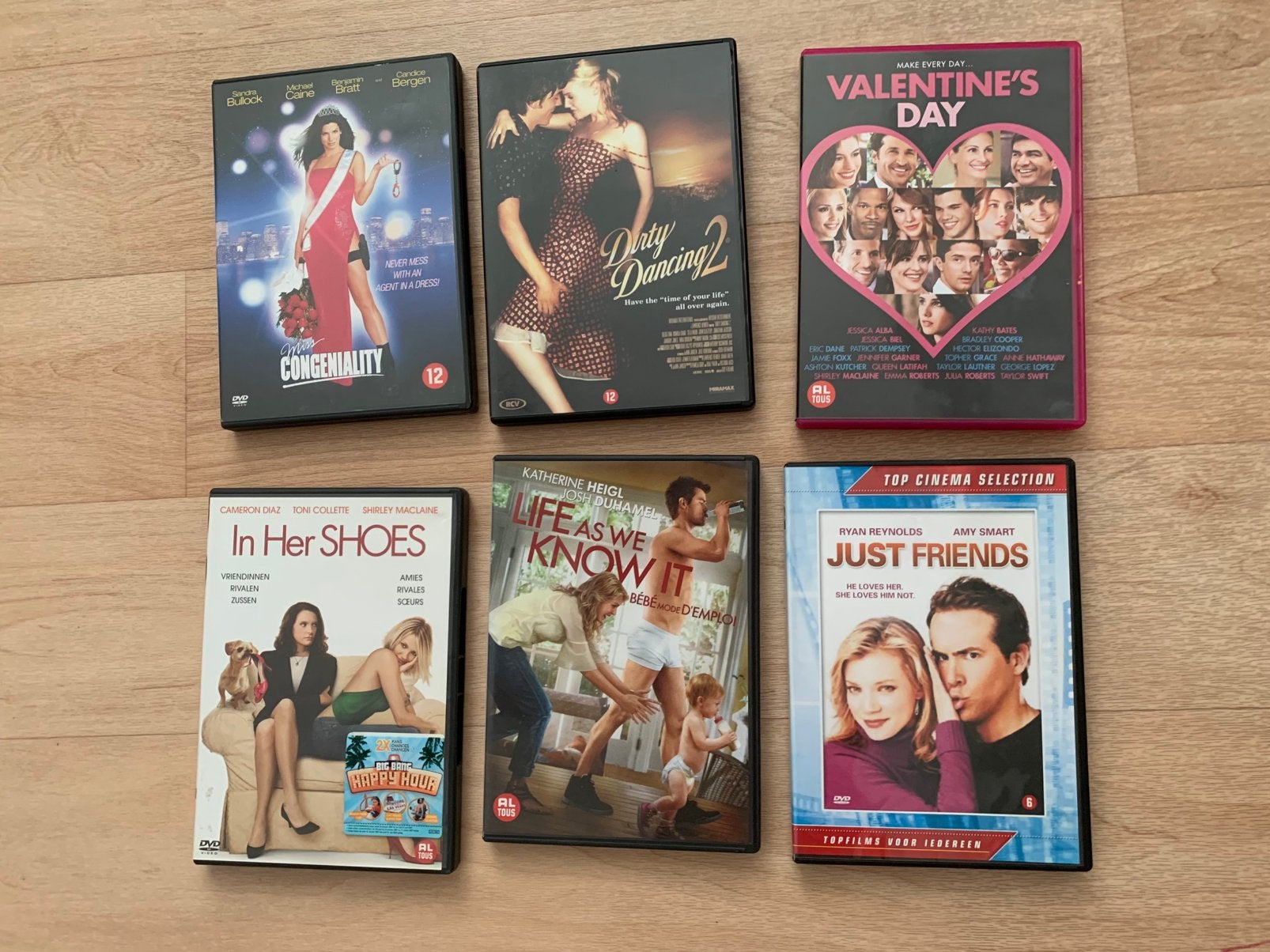 6 leuke dvds, Alle leeftijden, Ophalen, Zo goed als nieuw, Romantische komedie