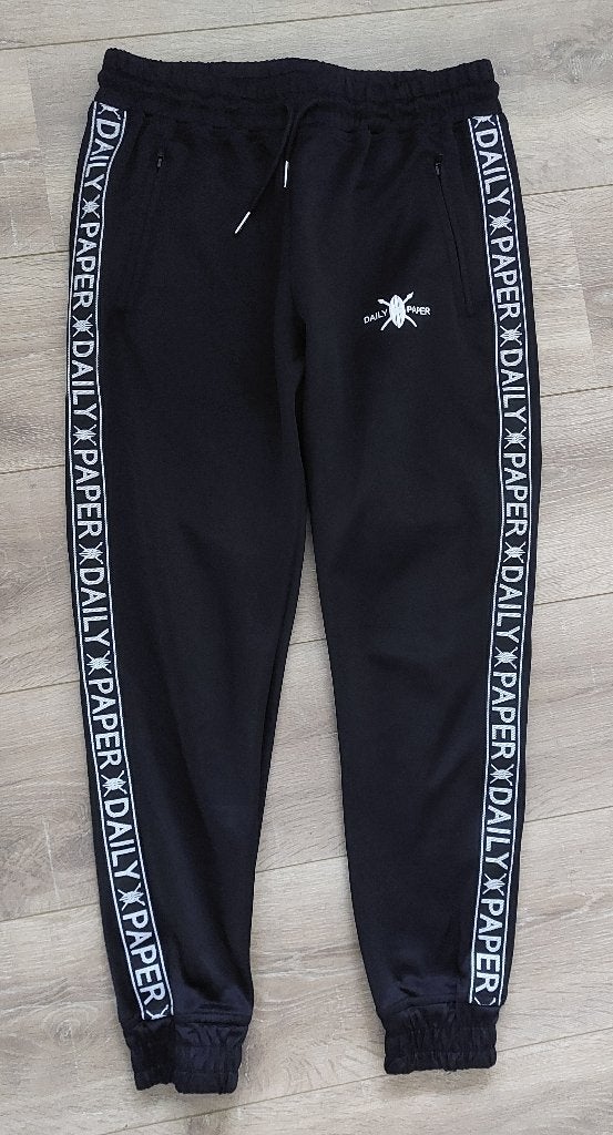 Daily Paper sport broek, Ophalen, Zwart, Maat 34 (XS) of kleiner, Lang