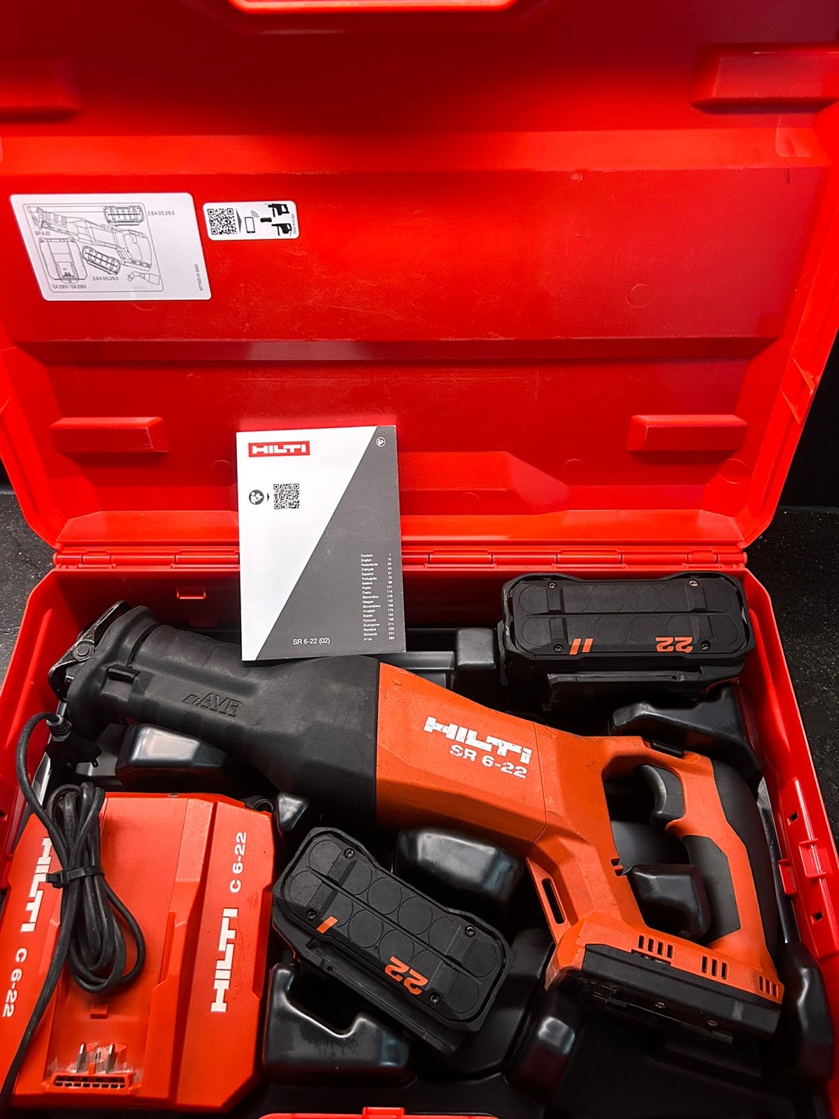 Hilti Nuron Reciprozaag set, Gebruikt, 70 mm of meer, 600 tot 1200 watt, Ophalen of Verzenden