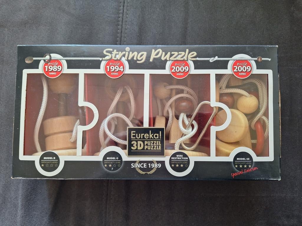 Eureka String Puzzle Special Edition - nieuw!, Ophalen of Verzenden, Nieuw, Rubik's of 3D-puzzel