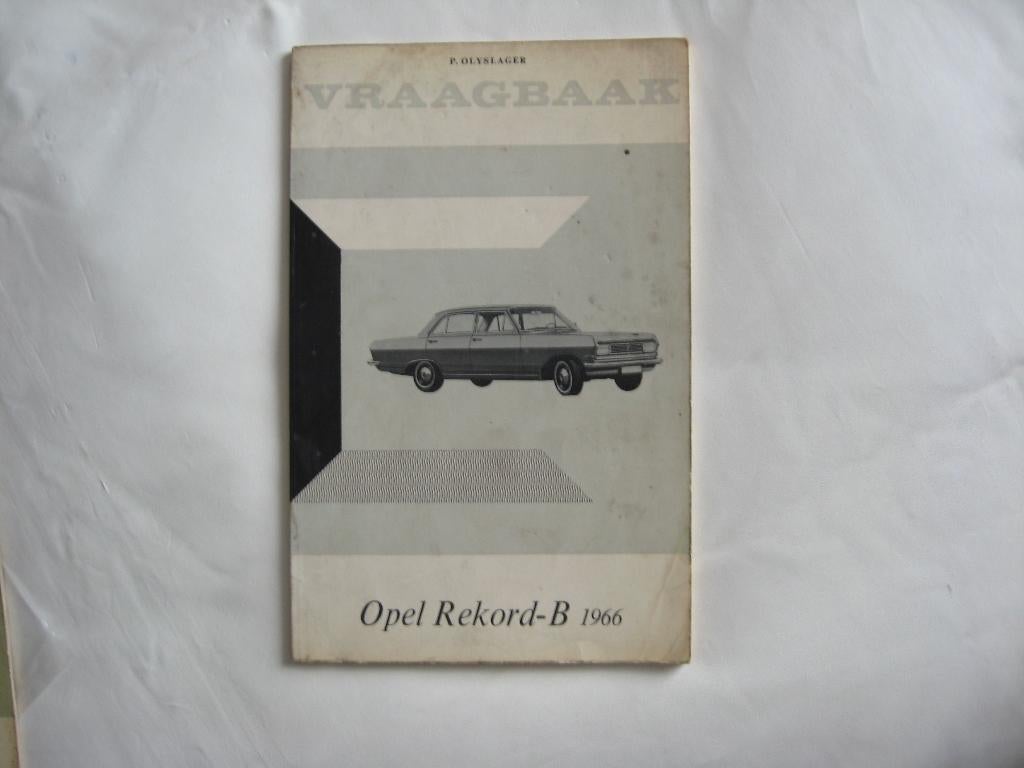 Vraagbaak OPEL REKORD -B 1966, Auto diversen, Ophalen of Verzenden