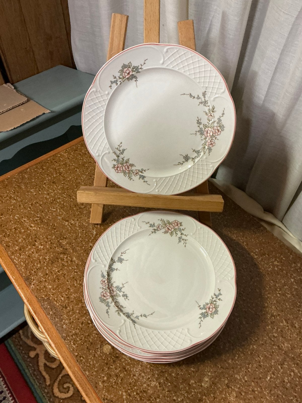 6 boterhambordjes Villeroy &  Boch ,Rosette, Ophalen of Verzenden