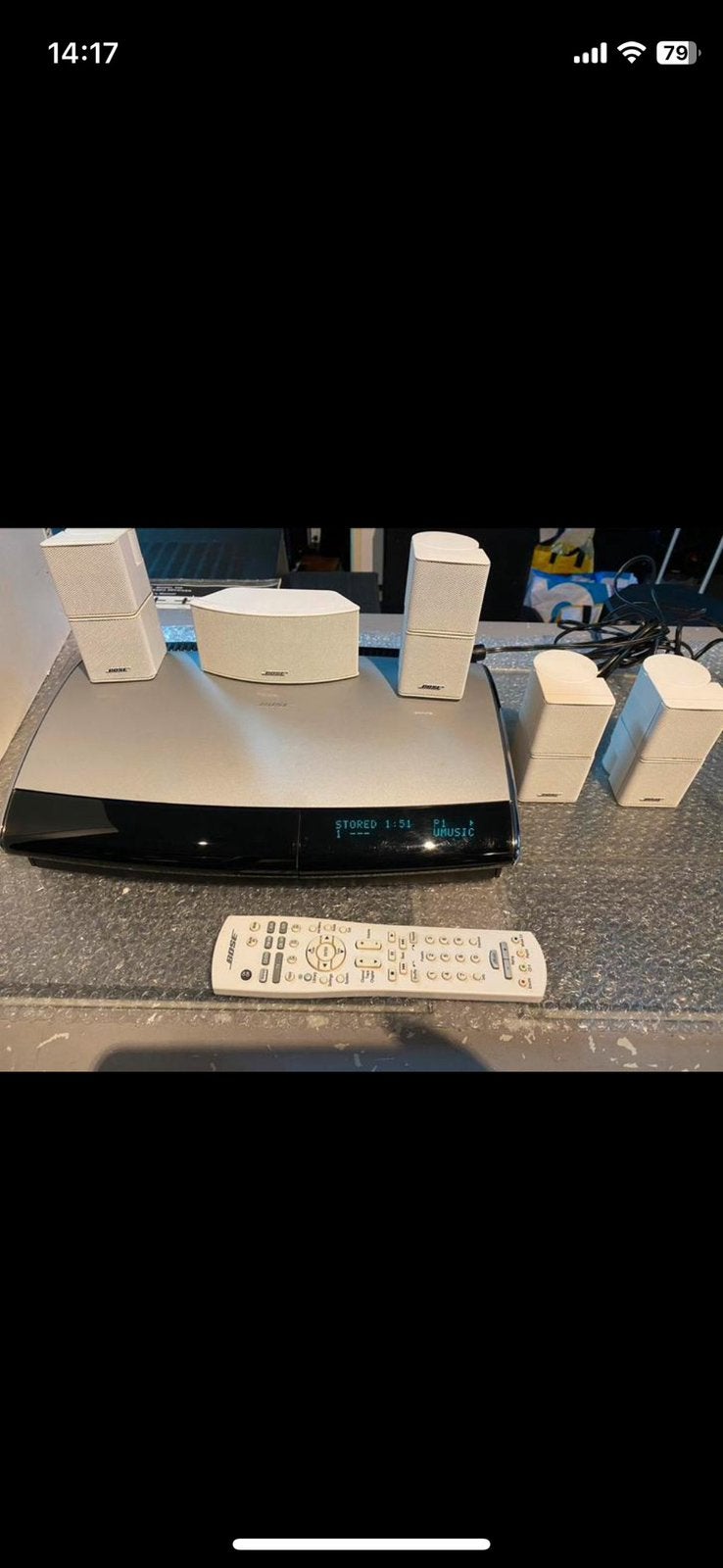 Bose set, Overige merken, 70 watt of meer, Ophalen of Verzenden, Zo goed als nieuw