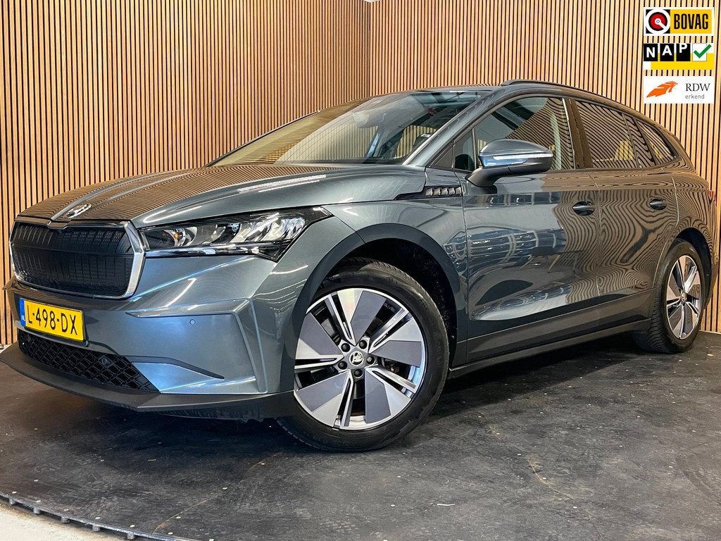 Skoda Enyaq iV 60|89% SOH|1/2 LEDER|PANO|ACC|ELEKINTERIEUR|S, Auto's, Skoda, Bedrijf, Te koop, Enyaq, ABS, Achteruitrijcamera