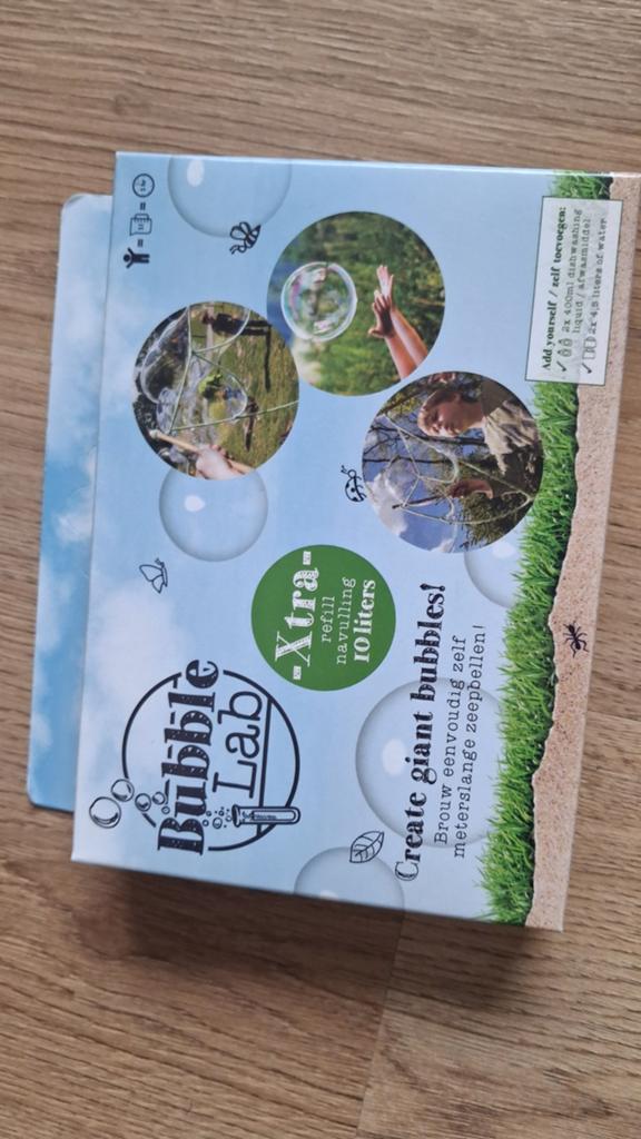 Bubble Lab Xtra navulling 10 liter bellenblaas, Ophalen of Verzenden, Nieuw, Jongen of Meisje