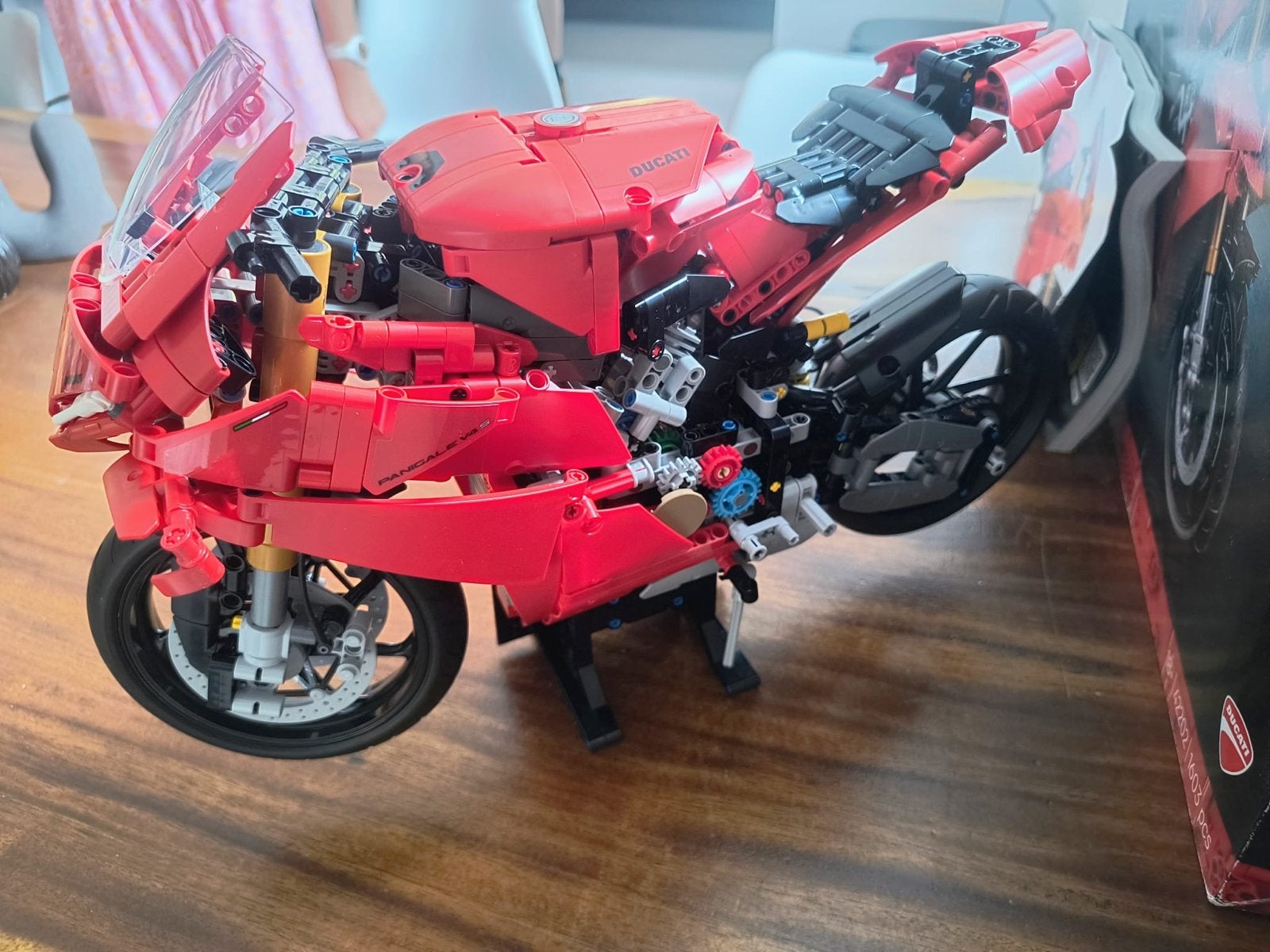 LEGO Technic Ducati Panigale V4 R (42107), Ophalen of Verzenden, Zo goed als nieuw, Overige merken