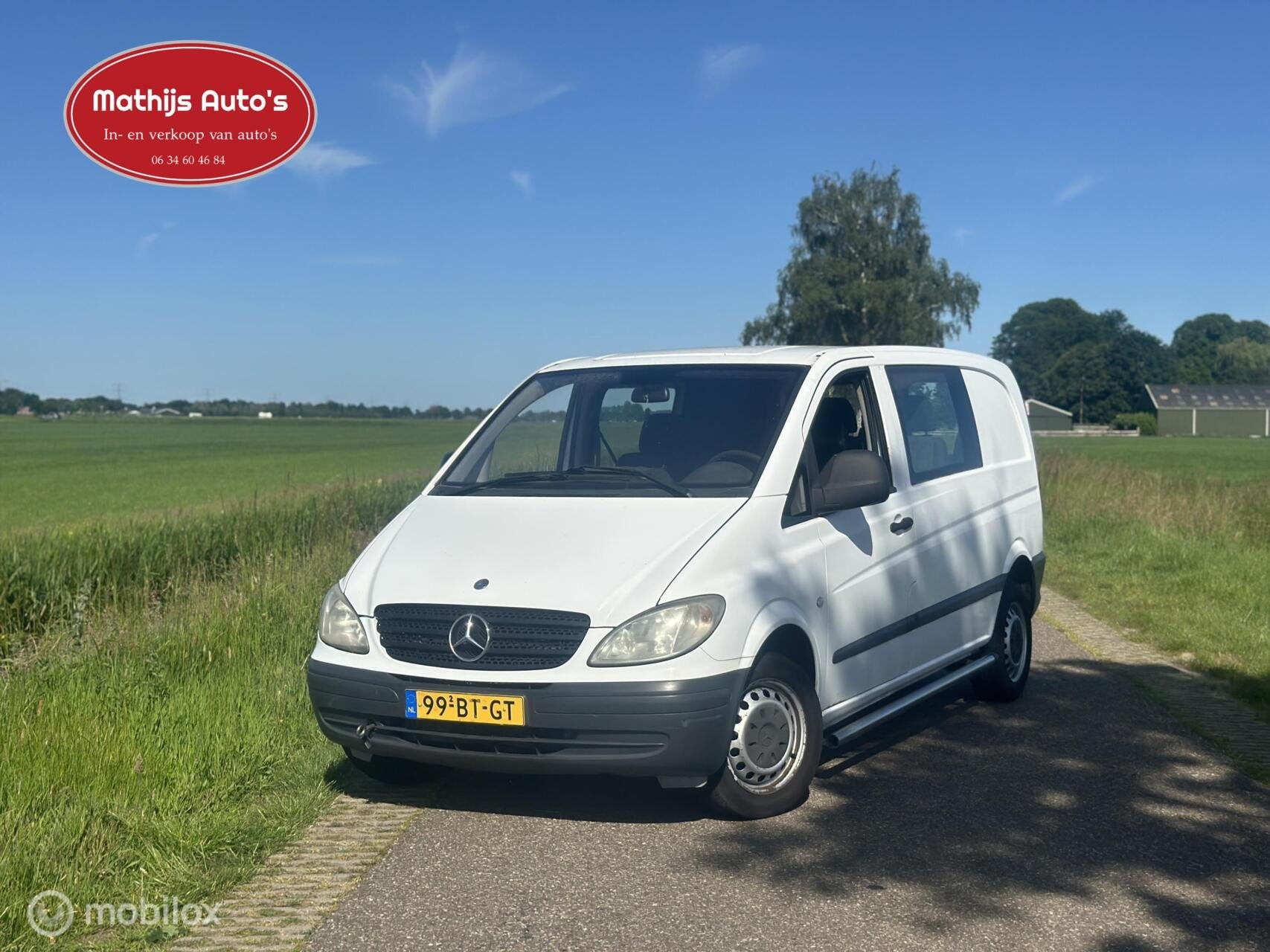 Mercedes Vito Bestel 109 CDI 320 Functional, Achterwielaandrijving, 4 cilinders, 2000 kg, 1994 kg