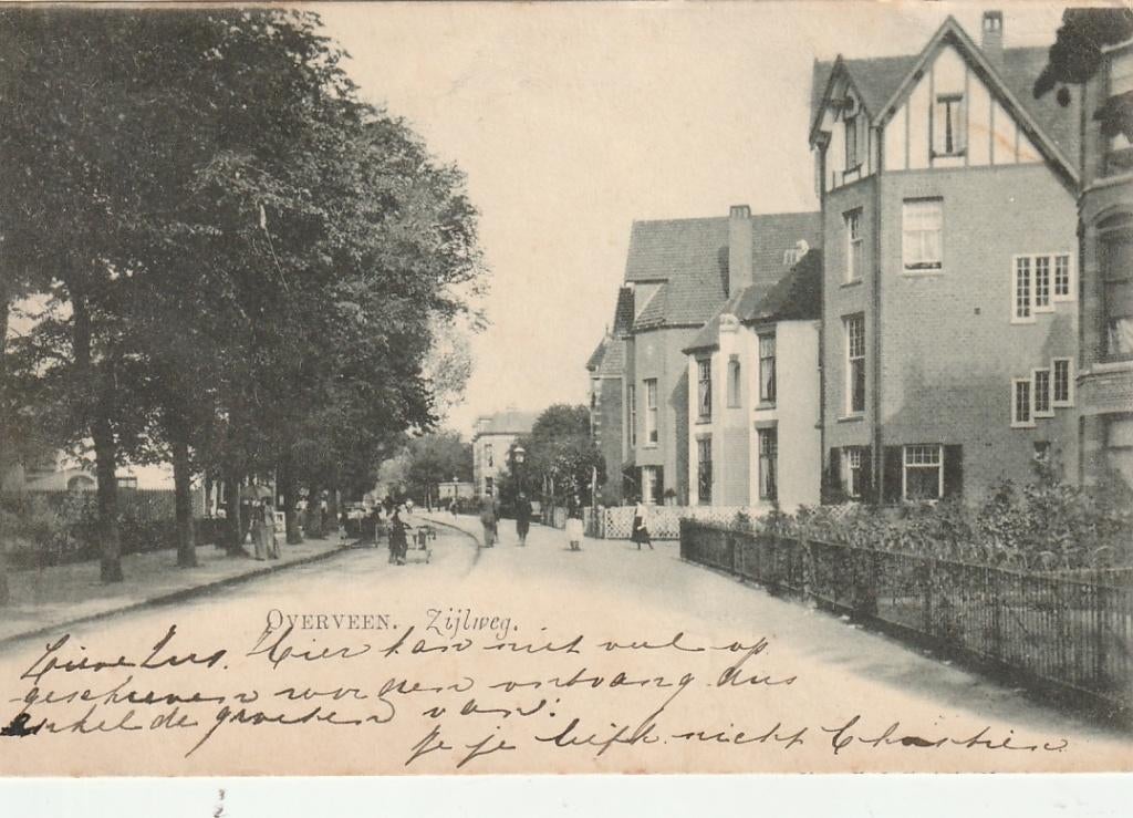 Overveen Haarlem Zijlweg 1899, Ophalen of Verzenden, Voor 1920, Gelopen, Noord-Holland