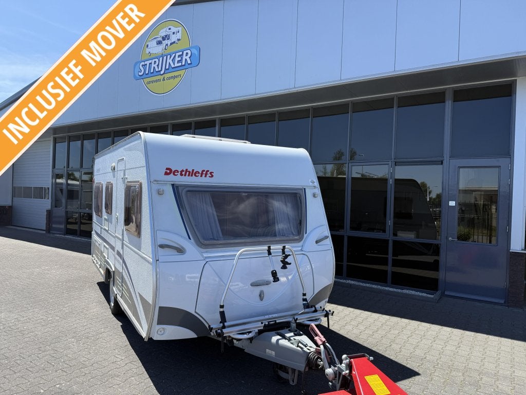Dethleffs Summer Edition 430 DB Bed Rondzit 900KG BJ 2006, Caravans en Kamperen, Caravans, Schokbreker, Standaardzit, Bedrijf