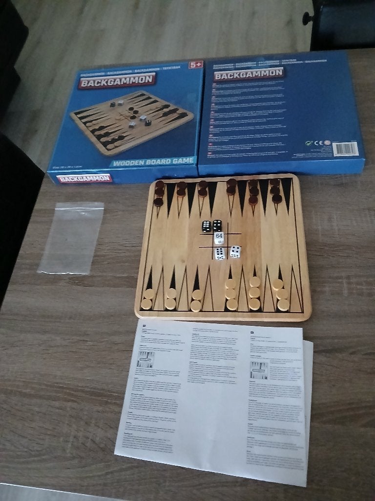 Backgammon, Een of twee spelers, Ophalen of Verzenden, Nieuw