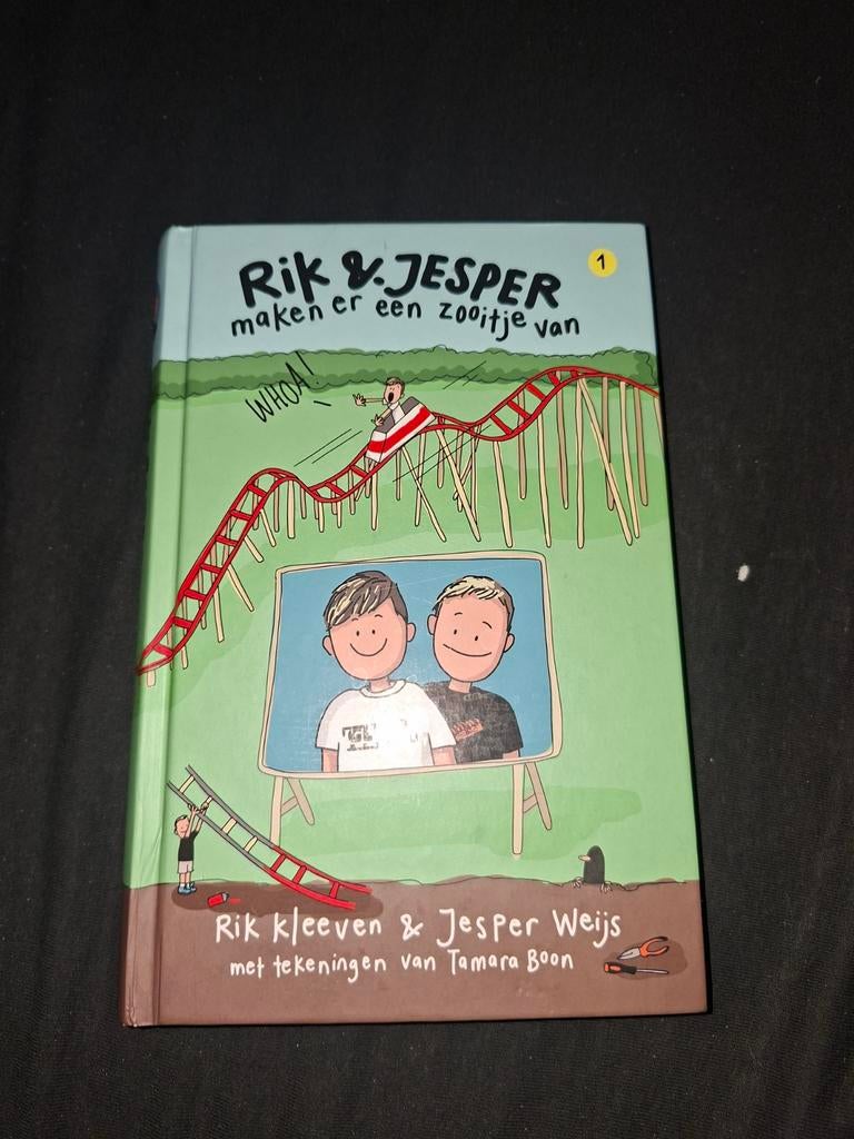 Rik & Jesper maken er een zooitje van - Boek, Fictie algemeen, Rik Kleeven & Jesper Weijs, Ophalen of Verzenden, Zo goed als nieuw