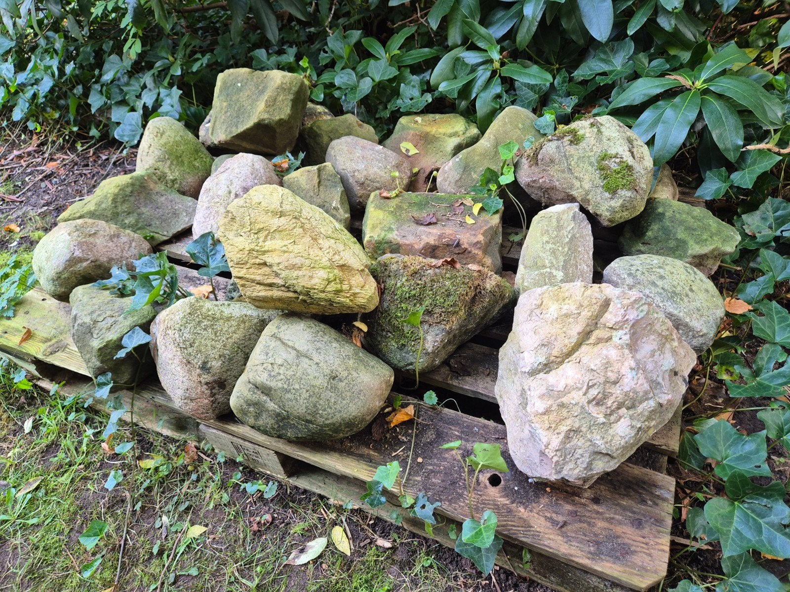 Diverse natuurstenen voor tuin of vijver, Tuin en Terras, Ophalen, Multi, Kei