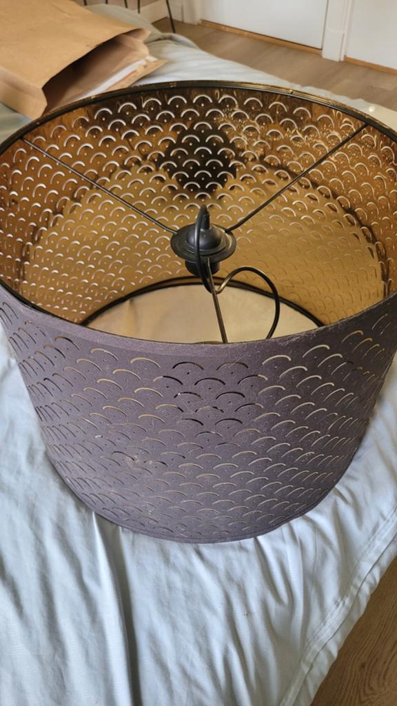IKEA Hanglamp met uniek patroon - Exclusief lamp, Gebruikt, Modern, Sfeervol, Ophalen of Verzenden, Stof