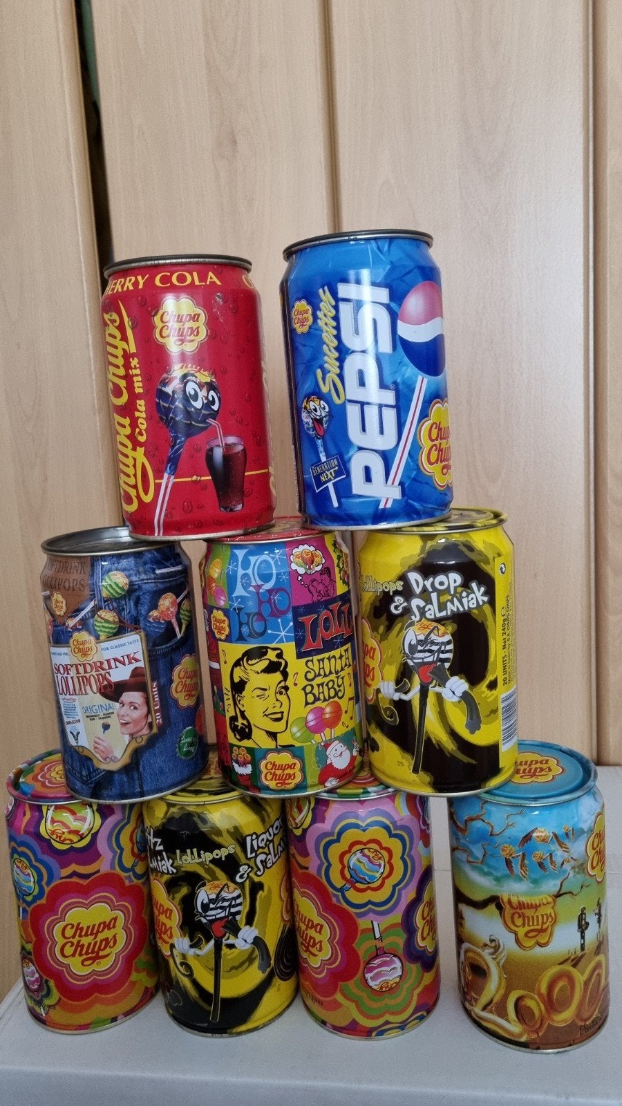 9 Chupa Chups Lollies Blikjes - Diverse Smaken, Ophalen of Verzenden