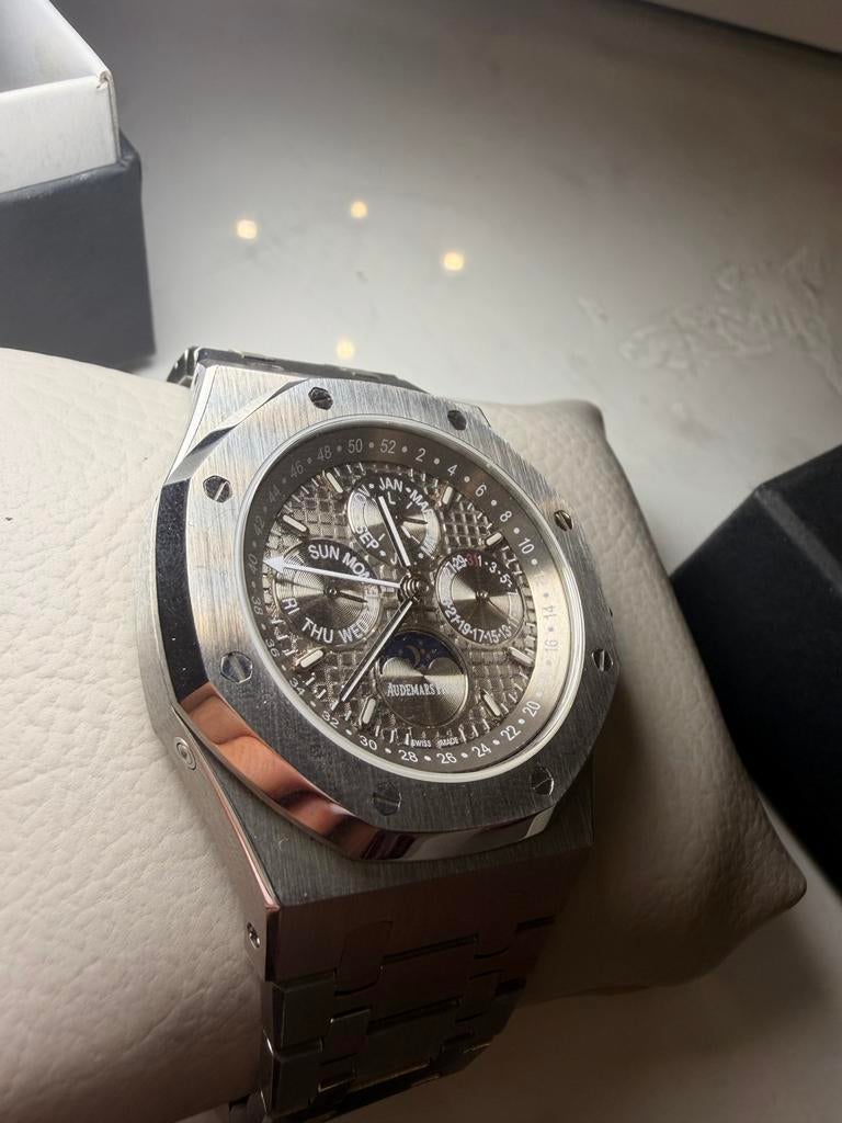 Audemars Piguet Royal Oak Perpetual Calendar, Sieraden, Tassen en Uiterlijk, Horloges | Heren, Overige merken, Staal, Polshorloge