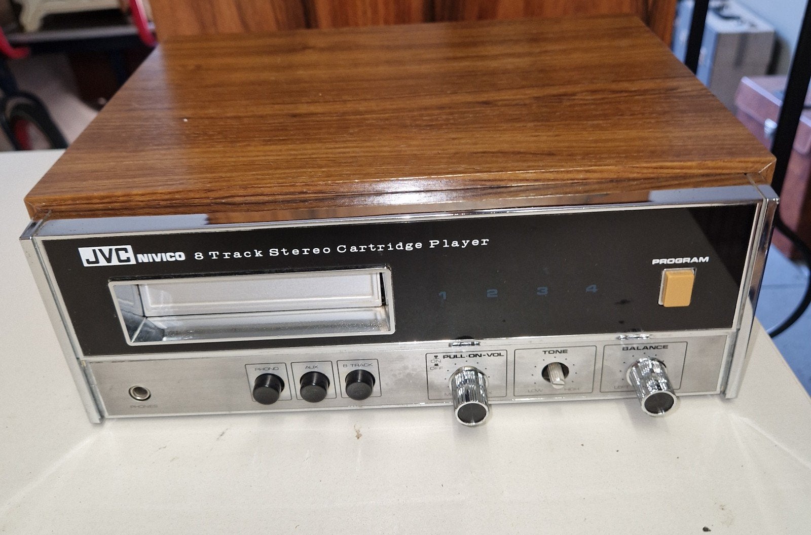 JVC Nivico 8 Track Stereo Cartridge Player - Niet werkend, Ophalen of Verzenden