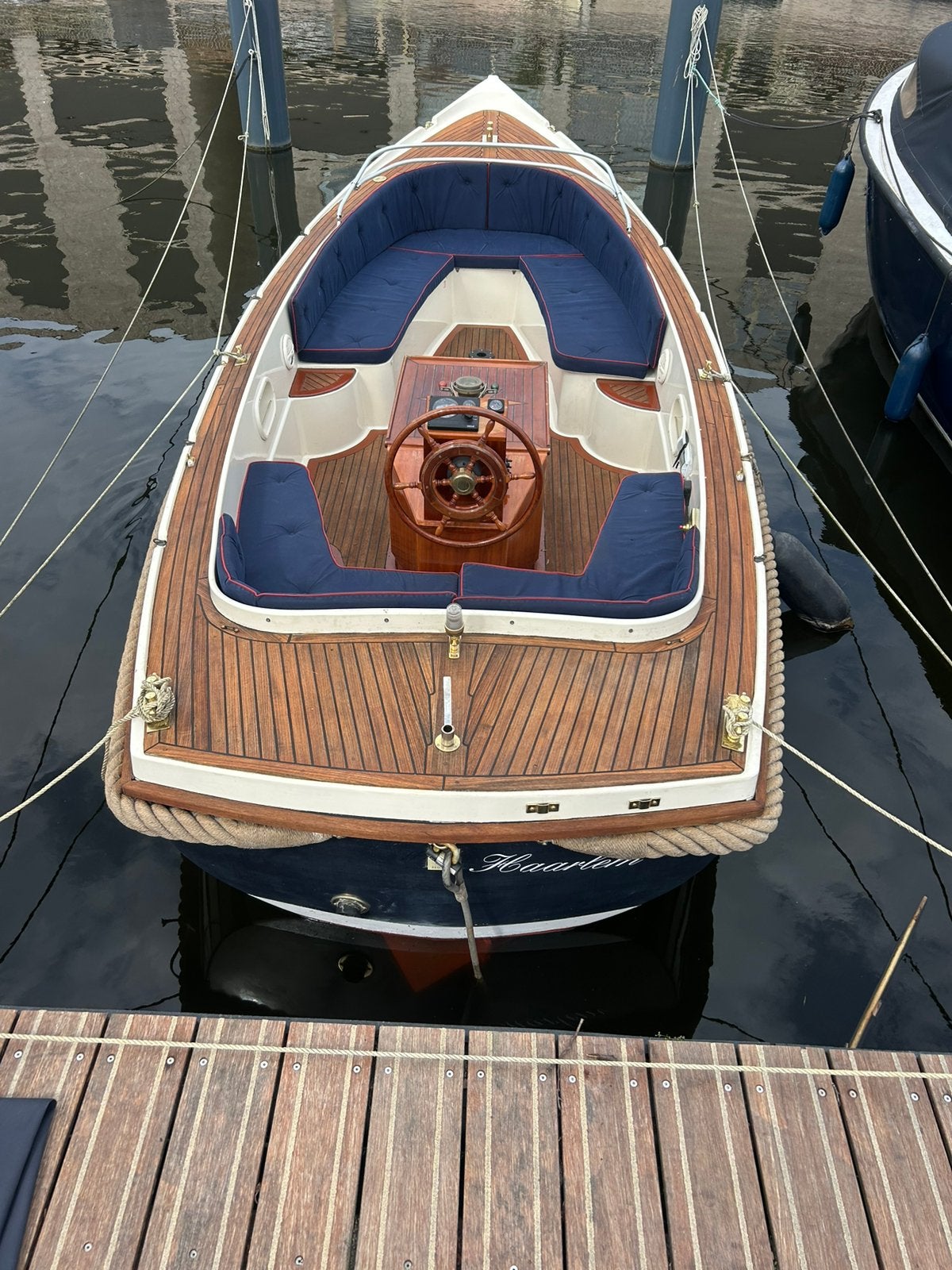 Interboat 21 classic sloep teak toilet 4 cilinder 33 PK, Ophalen, Binnenboordmotor, Interboat, Diesel