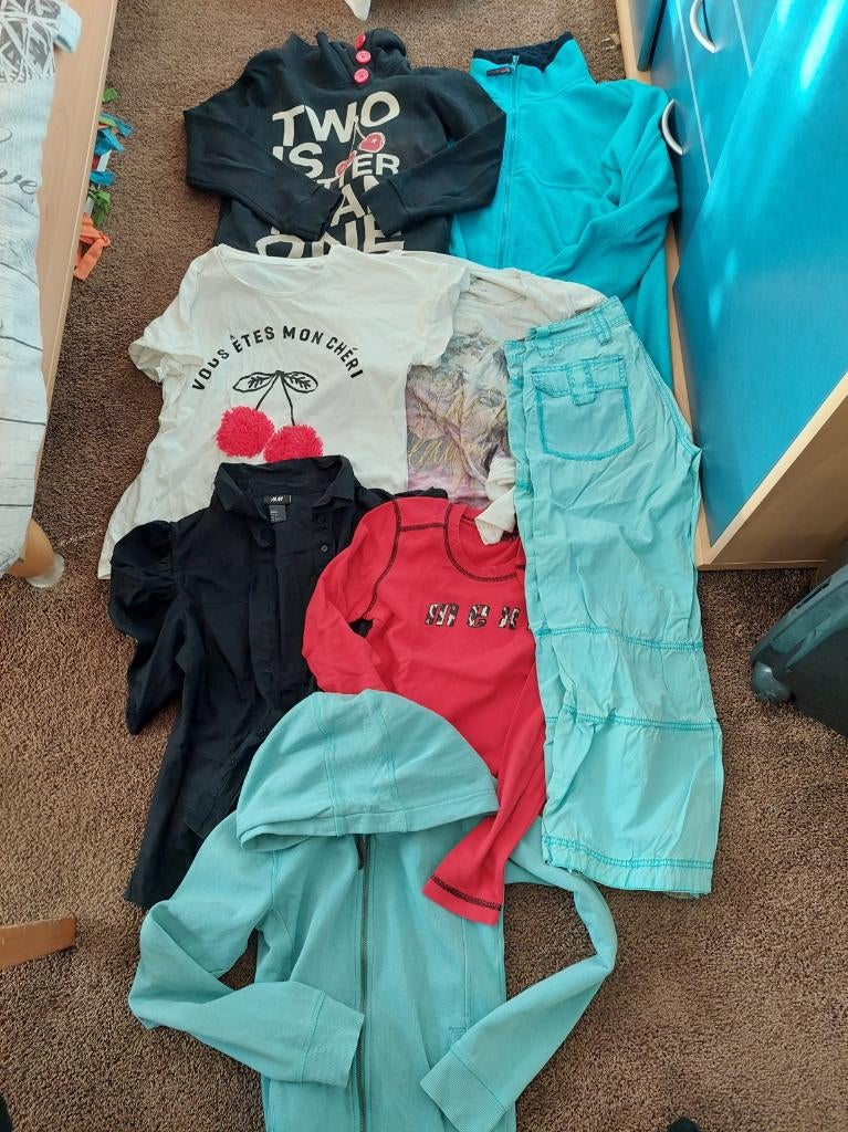 Kledingpakket XS/S Bijna gratis Shirt Trui broek Vest, Ophalen of Verzenden, Zo goed als nieuw, Maat 34 (XS) of kleiner