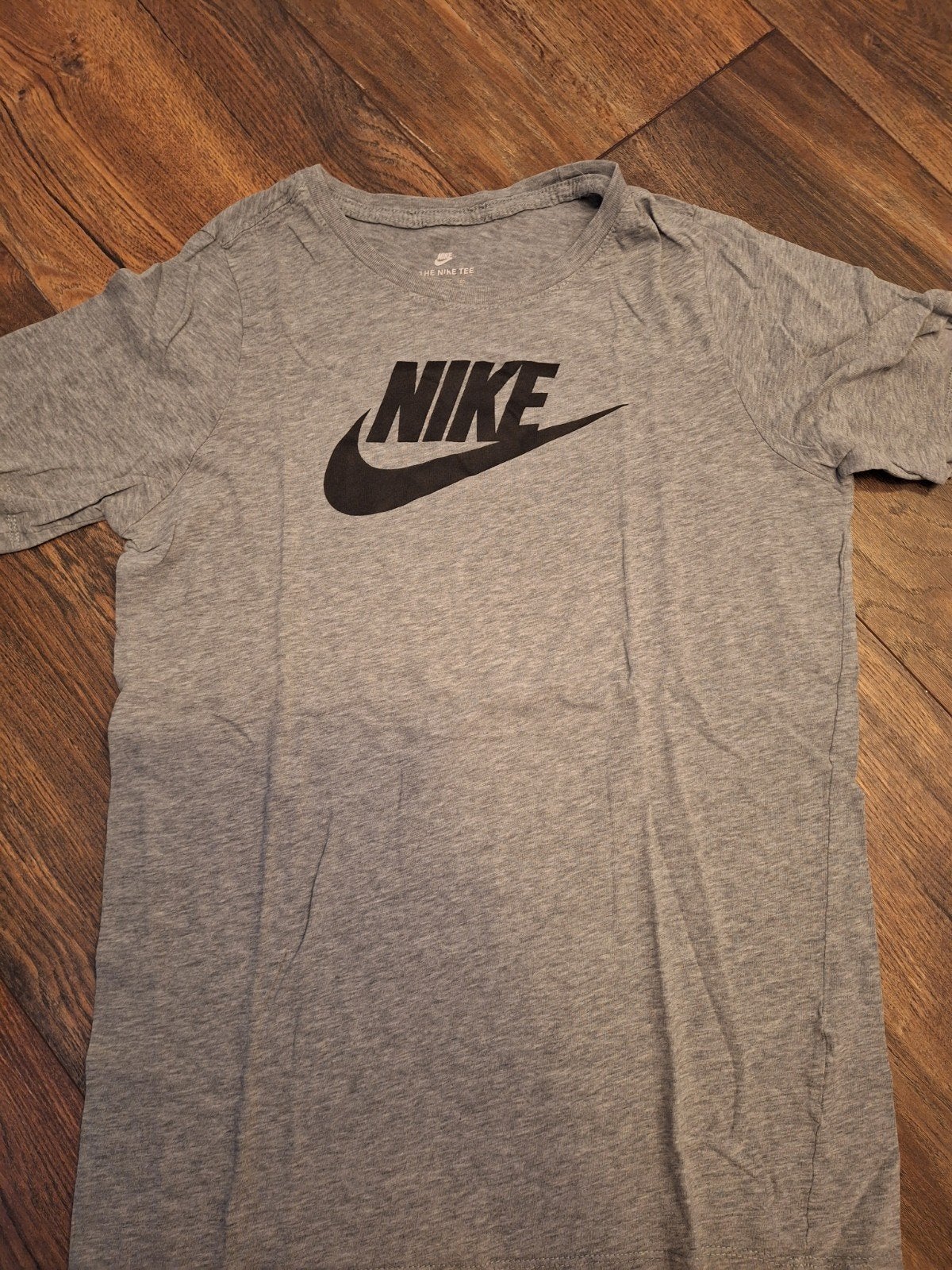 Nike T-shirt Grijs met Groot Logo, Ophalen of Verzenden