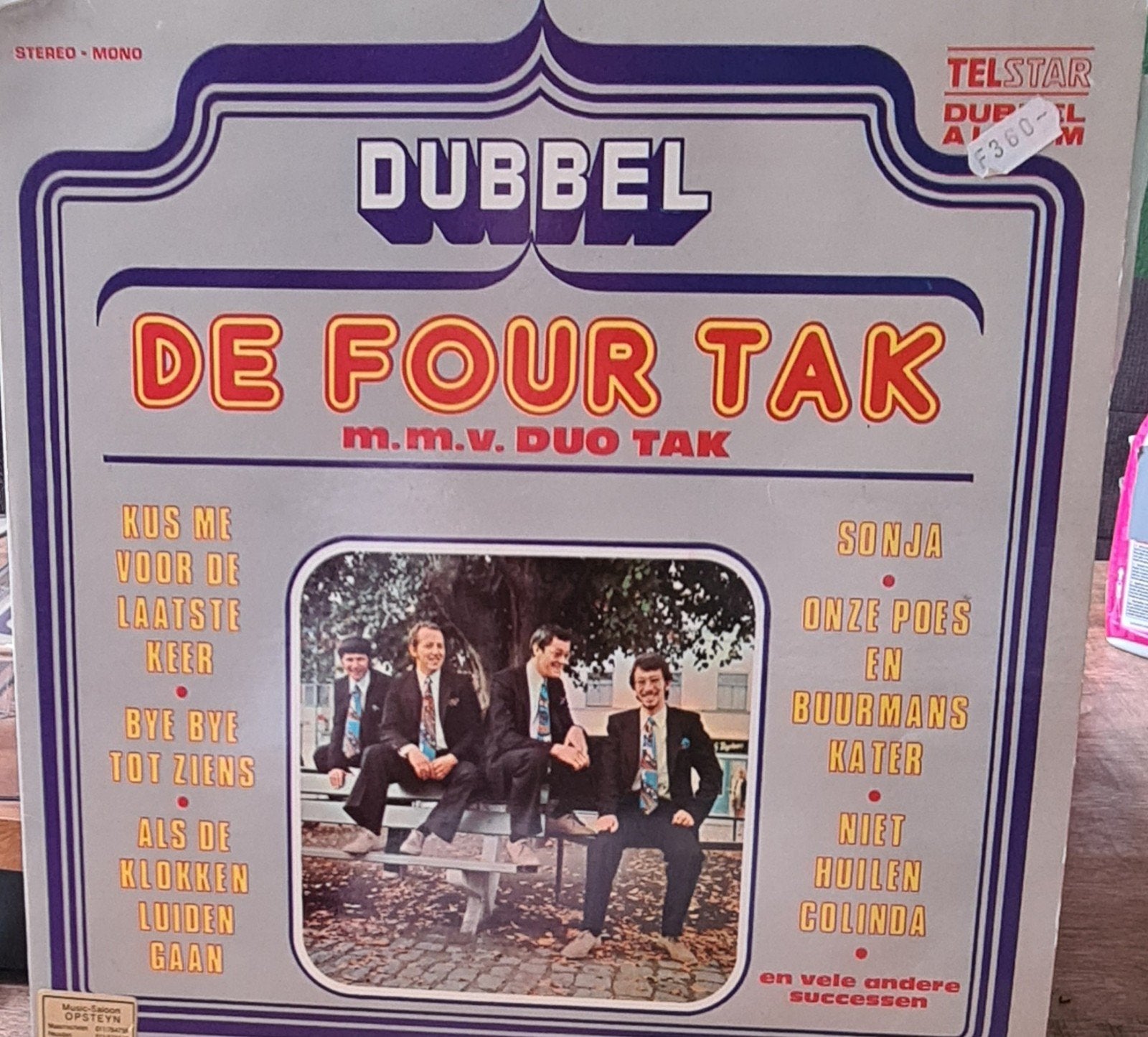 De Four Tak - Dubbel LP (m.m.v. Duo Tak), Ophalen of Verzenden, Gebruikt, Piraten en Zeemansliederen, Album