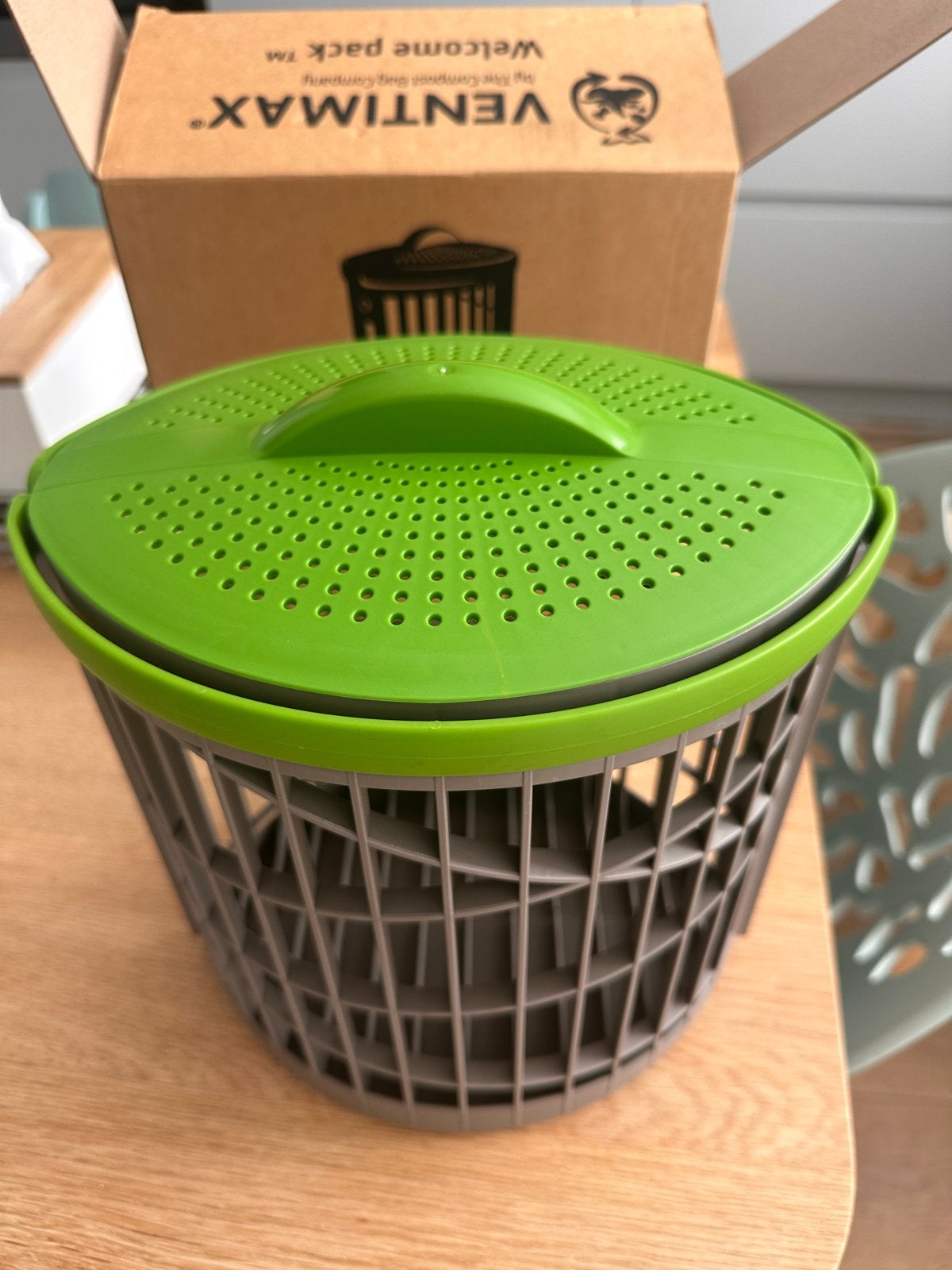 Ventimax groenbak voor compost en GFT afval, Ophalen of Verzenden, Nieuw, Groen, Kunststof