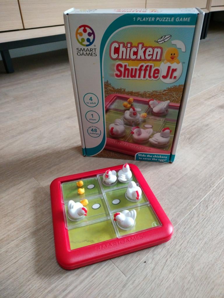 Chicken shuffle jr smart games, Een of twee spelers, Ophalen of Verzenden, Gebruikt, Smart Games