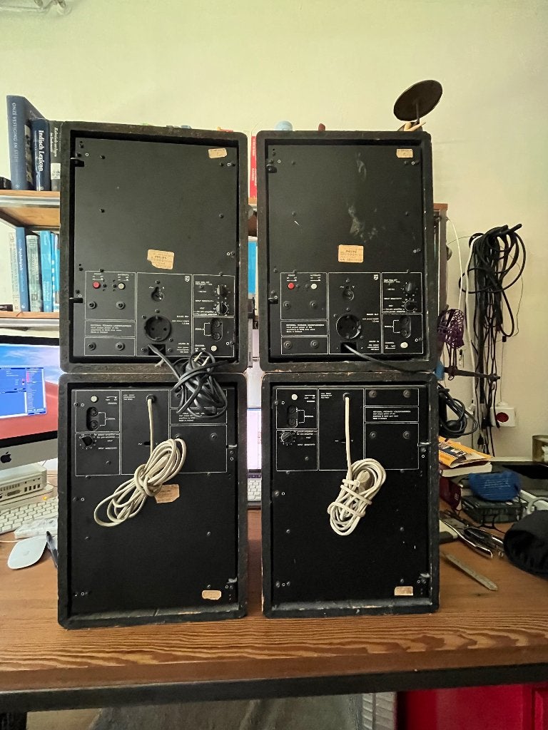Philips MFB 544 Motional Feedback speakers, Ophalen, Stereo speakers, Philips, Gebruikt