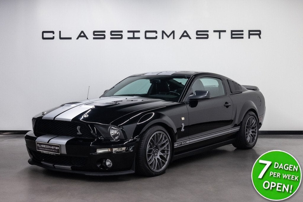 Ford Mustang SHELBY GT 500 UNIEK SHELBY (bj 2006), Gebruikt, 4 stoelen, Zwart, Leder