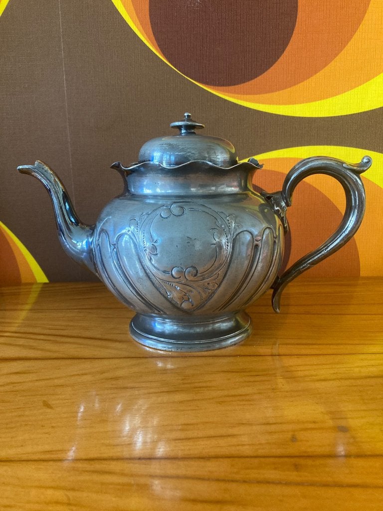 Antiek Engels EPBM theepot Sheffield 1900 1925, Ophalen of Verzenden