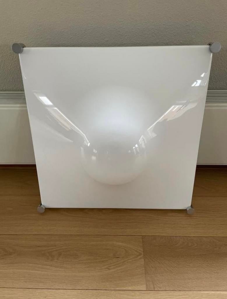 Martinelli Luce Bolla 60's Plafondlamp wandlamp 60 cm, Ophalen, Zo goed als nieuw, Wit, Modern