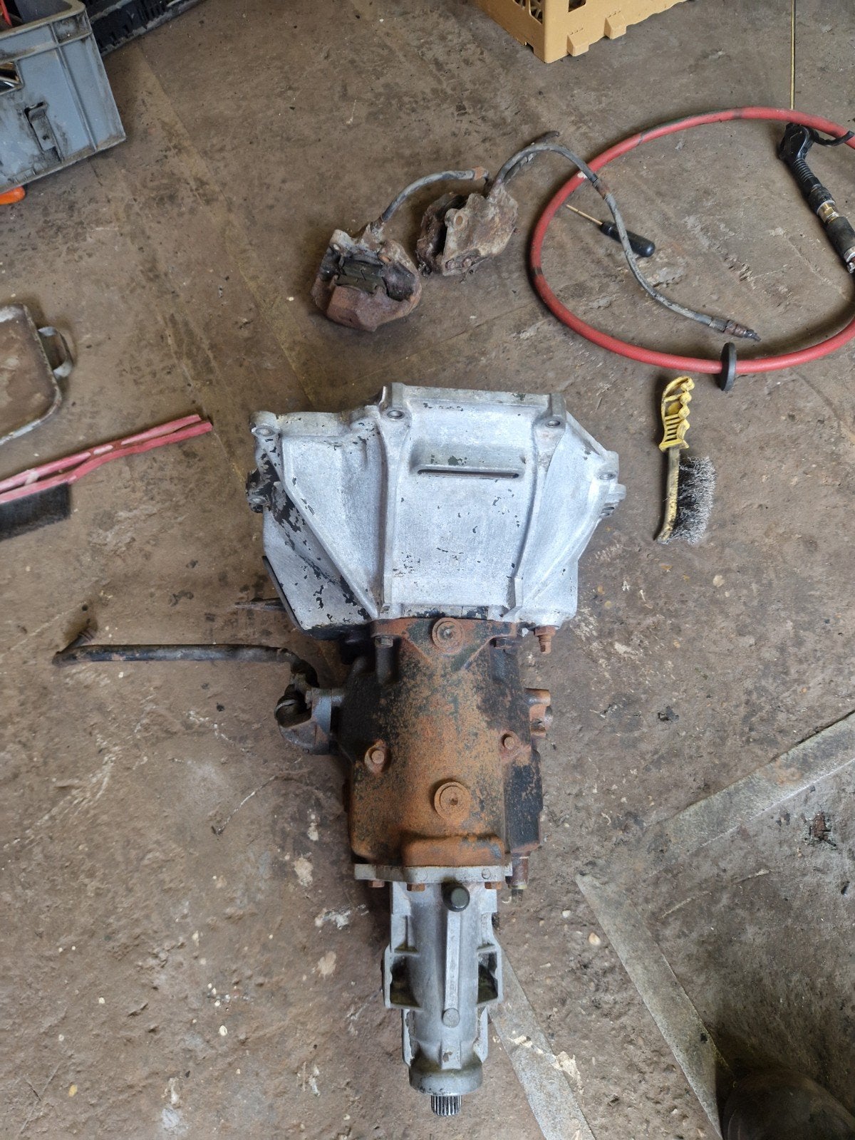 Opel Rekord 4-bak stuurschakeling CIH motor, Ophalen