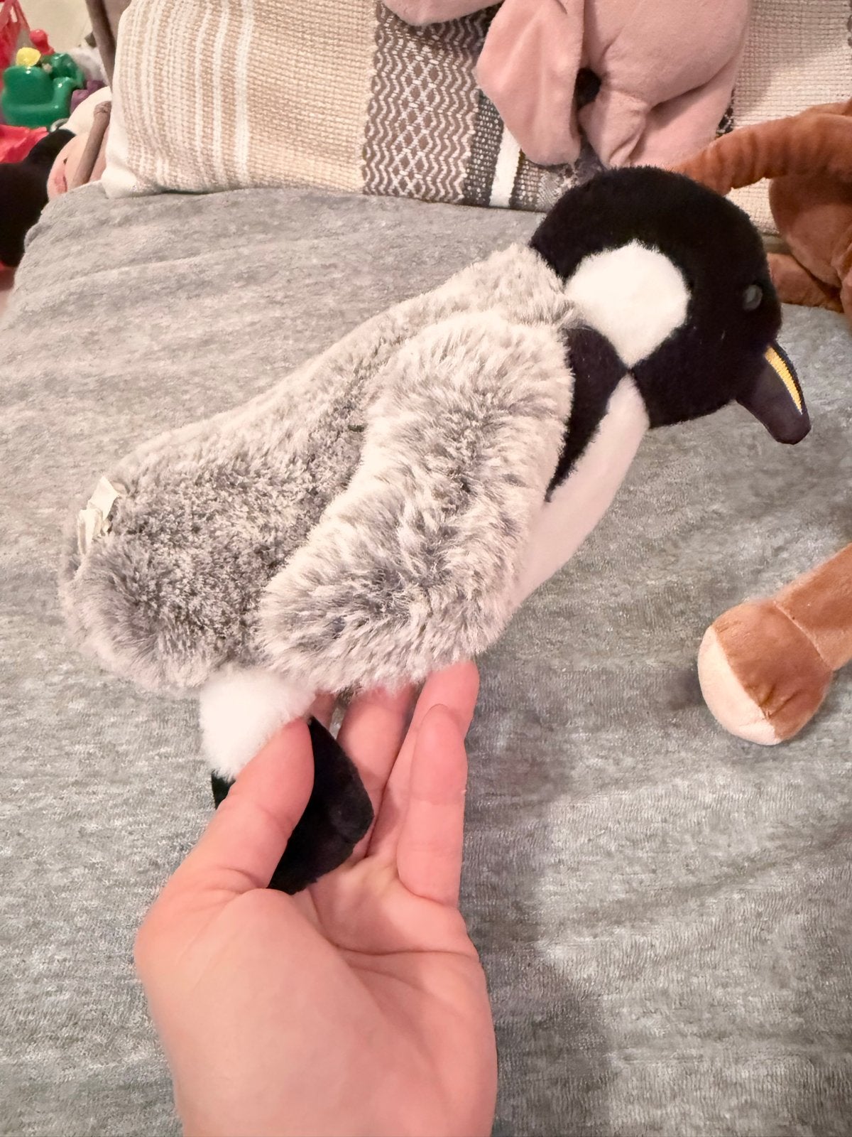 Schattige pinguïn knuffel - Zo goed als nieuw, Ophalen, Pinguïn, Zwart, Zo goed als nieuw