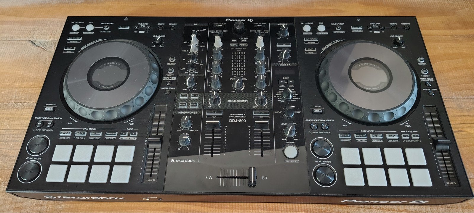 pioneer ddj 800 met doos en laptop stand, Ophalen of Verzenden, Zo goed als nieuw, Pioneer