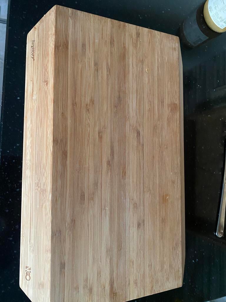 Houten snijplank van bamboe van berghoff, Ophalen of Verzenden, Zo goed als nieuw