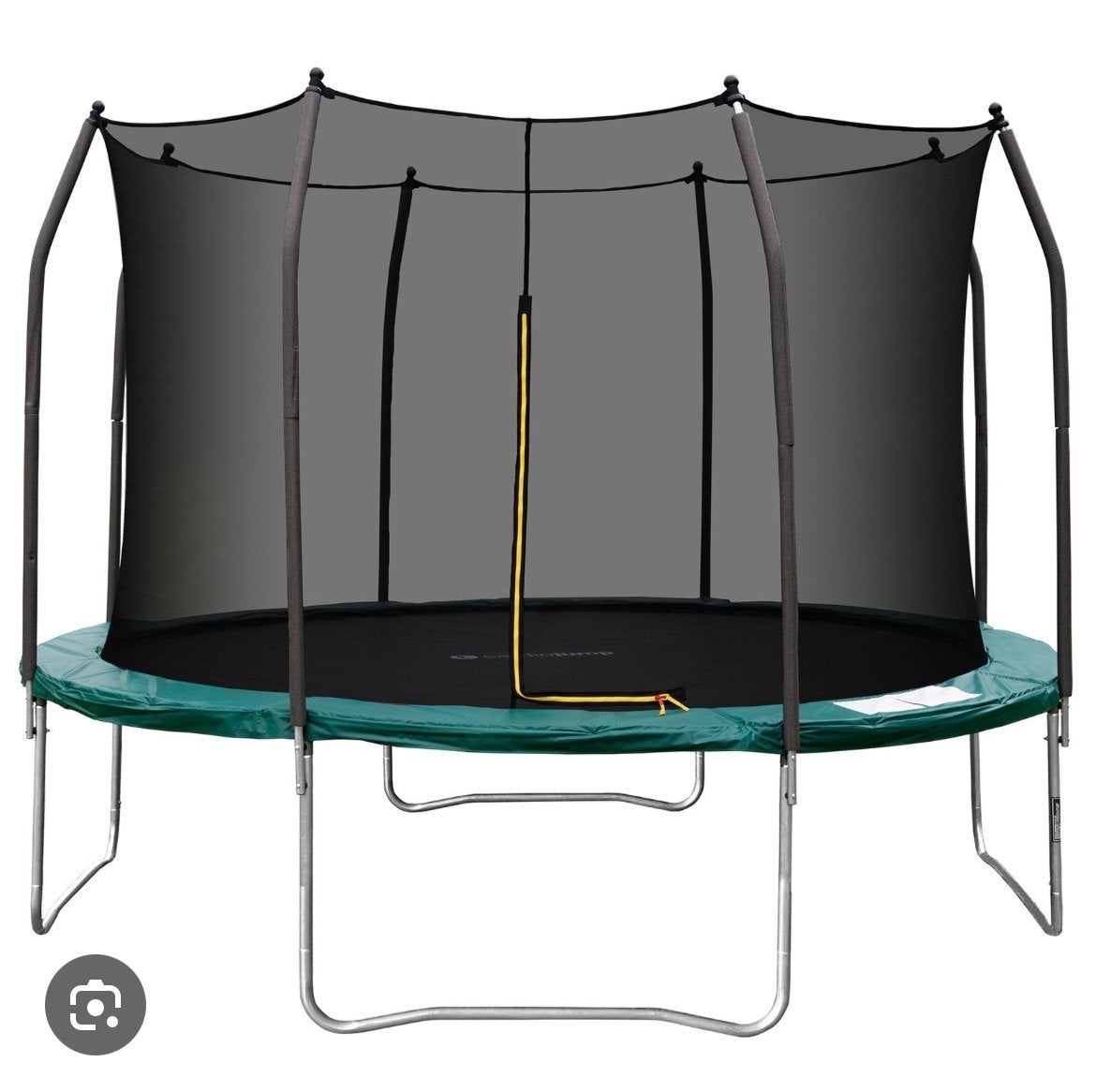 Trampoline 305cm met veiligheidsnet, Ophalen of Verzenden, Gebruikt