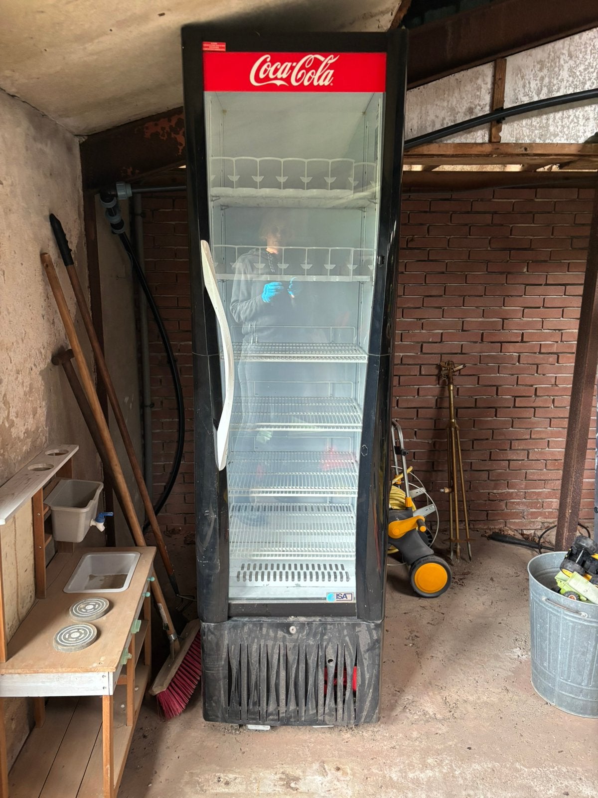Coca-Cola koelkast, Witgoed en Apparatuur, Koelkasten en IJskasten, Ophalen, 200 liter of meer, 60 cm of meer, 160 cm of meer