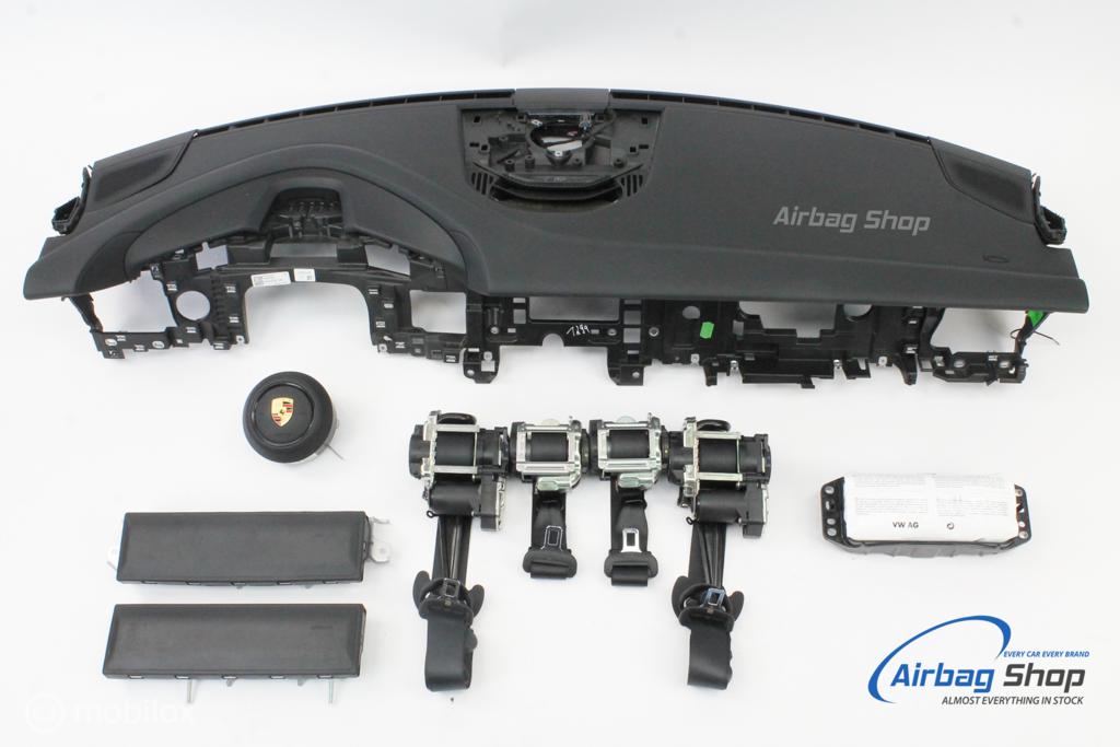 AIRBAG SET Dashboard zwart speaker PORSCHE TAYCAN (2019-...), Auto-onderdelen, Gebruikt, Ophalen of Verzenden