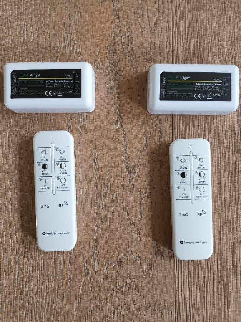 Led controller voor 4 zone RF RGB, Ophalen of Verzenden, Zo goed als nieuw, Licht