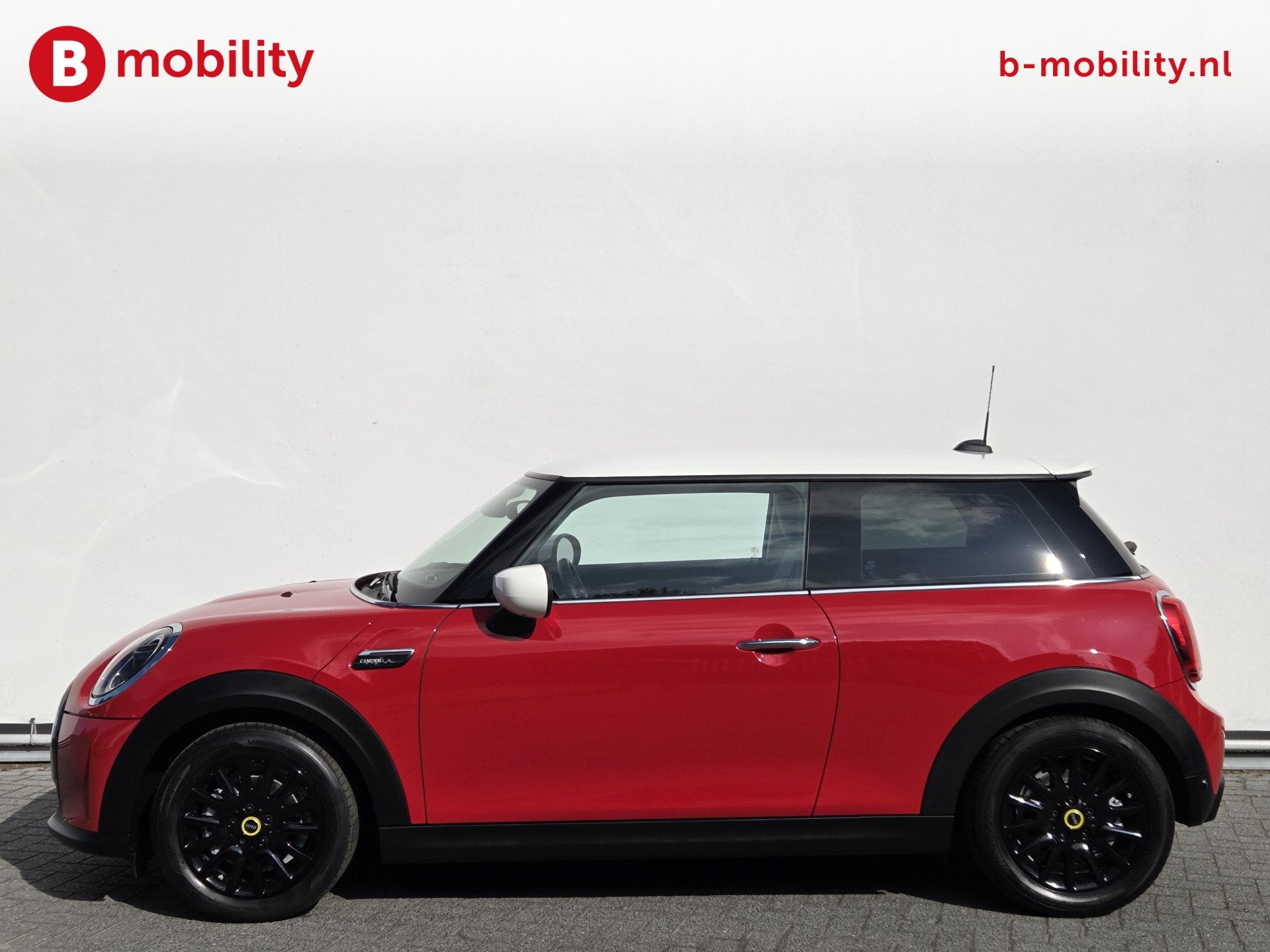 MINI Electric Camden Edition 33 kWh Warmtepomp SOH 99% Snell, Auto's, 4 stoelen, Leder en Stof, Mini Electric, 184 pk